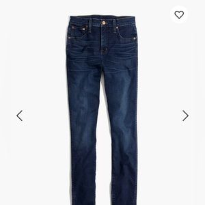 Madewell 10" High-Rise Skinny Jeans in Hayes Wash size 26